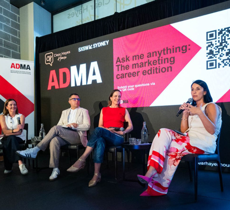 ADMA team speaking in a panel