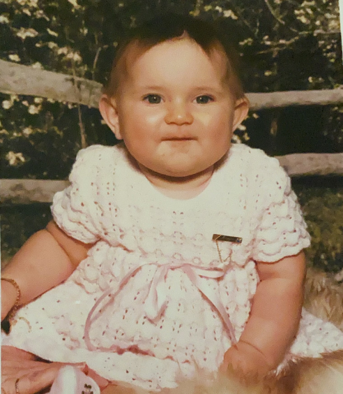 Baby photo of Aimee