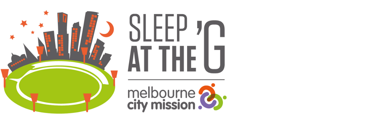 Melbourne City Mission Sleep at the 'G logo