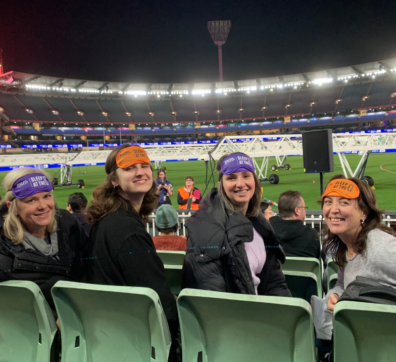 Melbourne City Mission (Sleep at the ’G)