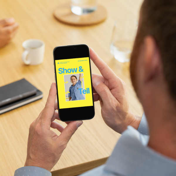 MACS annual report on phone